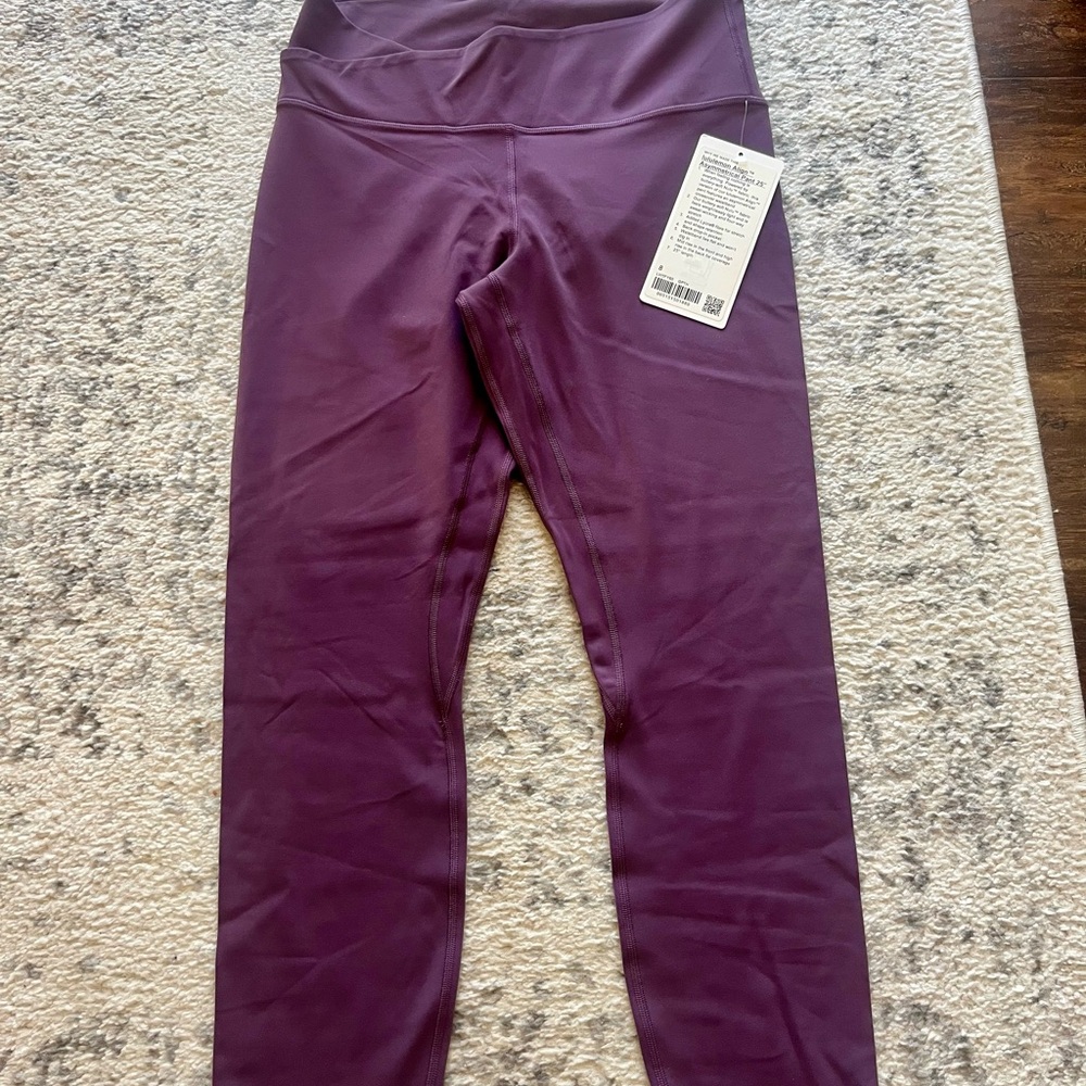 Lululemon Align Grapethistle Crossover Leggings 25”